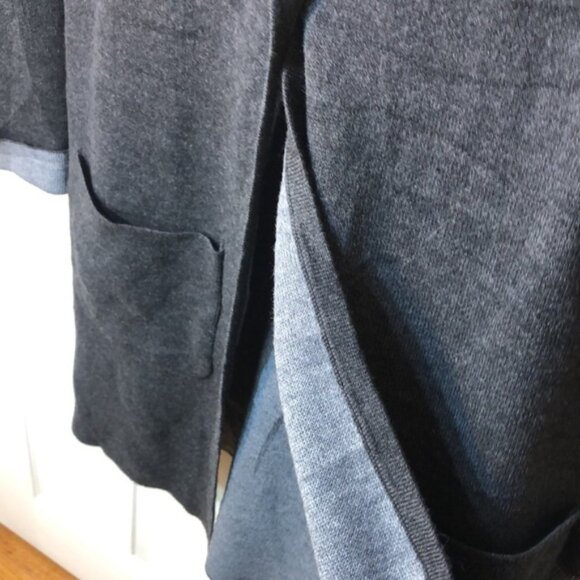 Catherine Malandrino Long Duster Cardigan Size Small Polyester Wool Blend - Picture 8 of 11